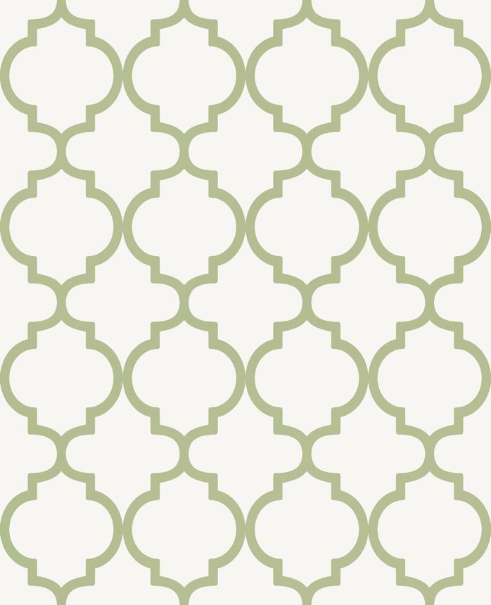 Tapete, creme-grün, Gitter, Trellis, 130301, Concerto, Graham Brown Premium