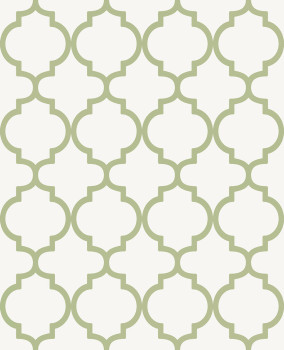 Tapete, creme-grün, Gitter, Trellis, 130301, Concerto, Graham Brown Premium