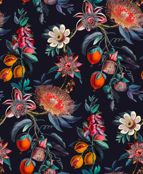 Tapete, blau, Blumen, Passionsblume, 127917, Arboretum, Graham Brown Premium