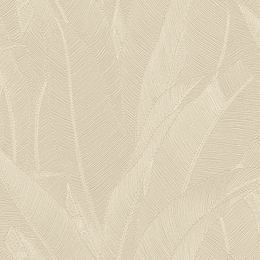 Luxustapete, Beige-Grau, Blätter, Z16706, Murella 100, Zambaiti Parati