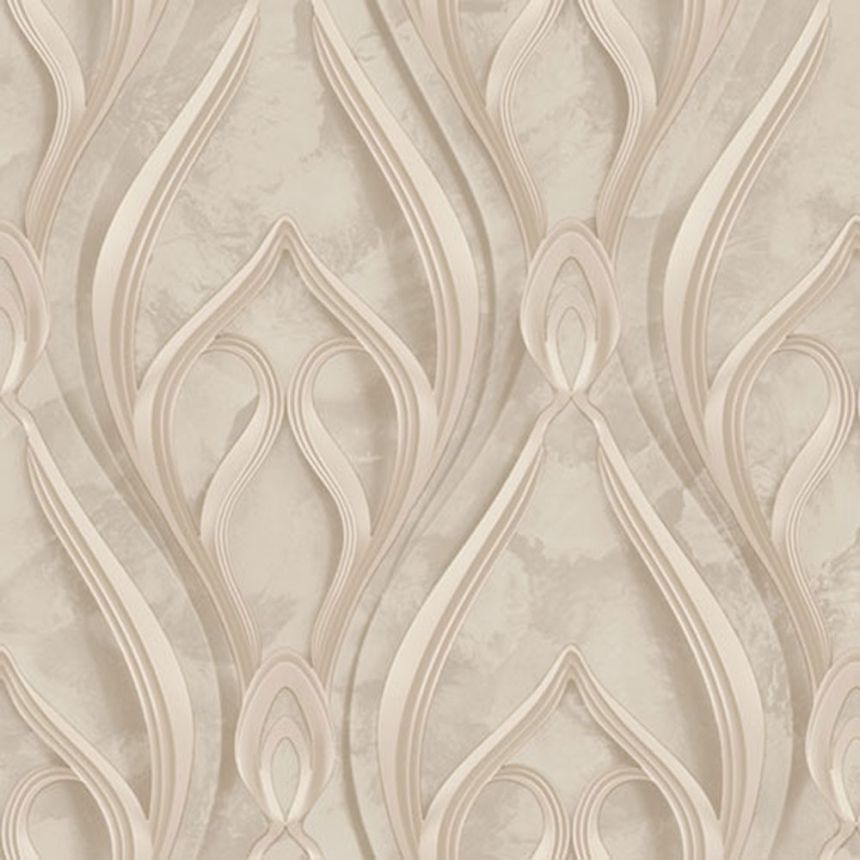 Luxustapete, Grau-Beige, Ornamente, Z16732, Murella 100, Zambaiti Parati