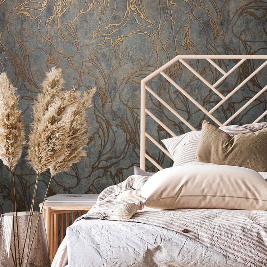 Tapete, Beige, Stuck, 34609, Terra, Marburg