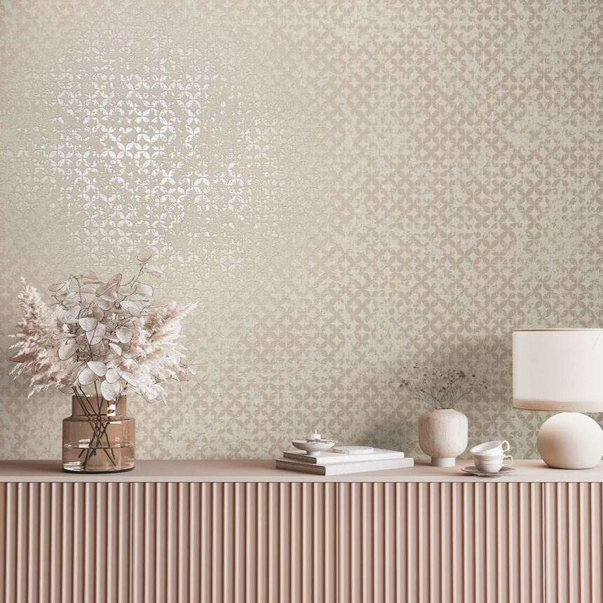 Tapete, beige, geometrisches Vintage-Muster, 35117, City Romance, Marburg
