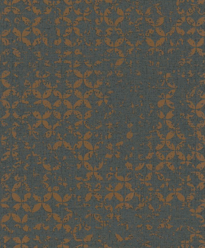 Tapete, schwarz-bronze, geometrisches Vintage-Muster, 35119, City Romance, Marburg