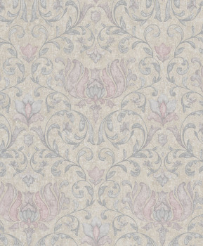 Tapete, braun, grau, rosa, Ornamente, 35152, City Romance, Marburg
