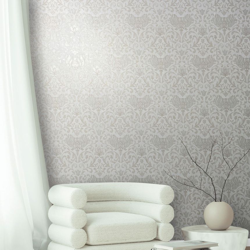 Tapete, creme-beige, Ornamente, 35168, City Romance, Marburg