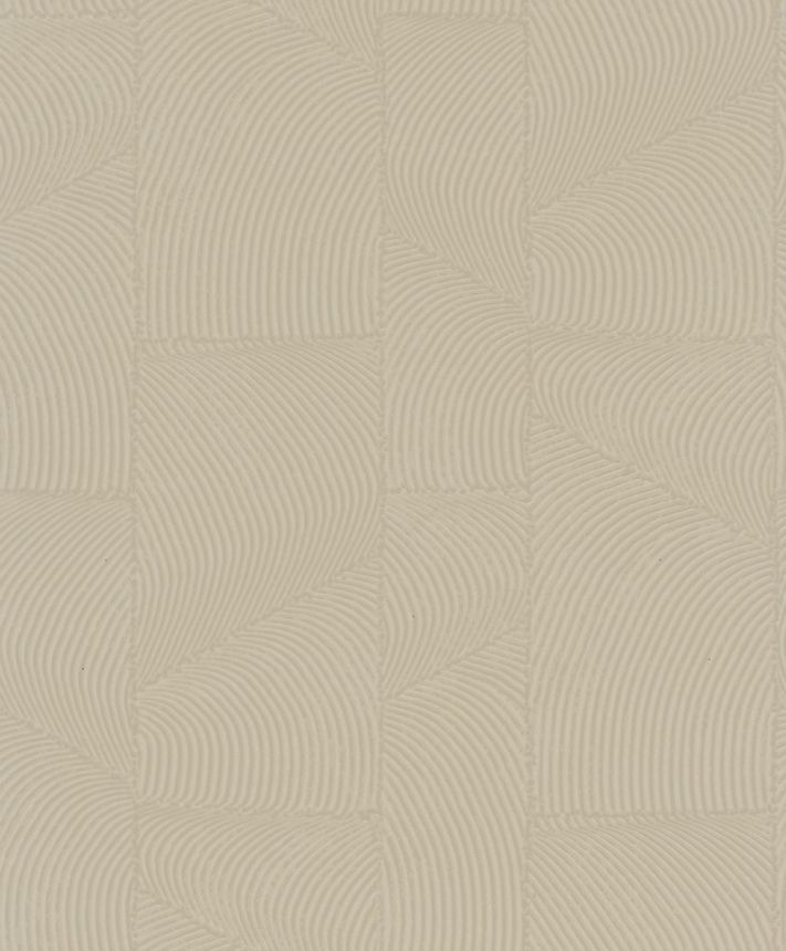 Tapete, Braun-Beige, Grafisches 3D-Muster, 34644, Terra, Marburg
