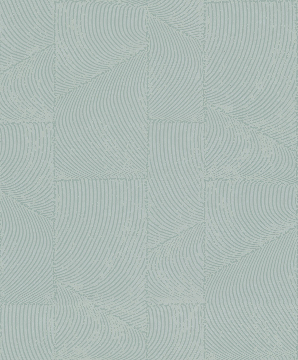 Tapete, Grau-Grün, Grafisches 3D-Muster, 34645, Terra, Marburg