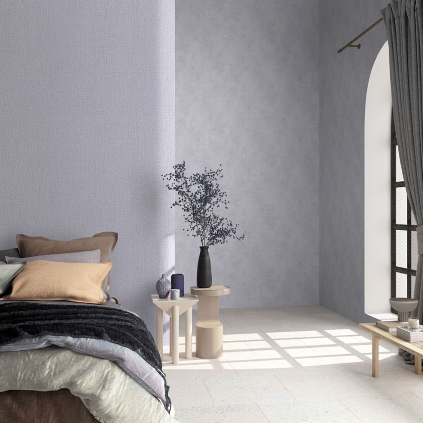 Tapete, Violett, Textiloptik, 34182, Loft Superior, Marburg