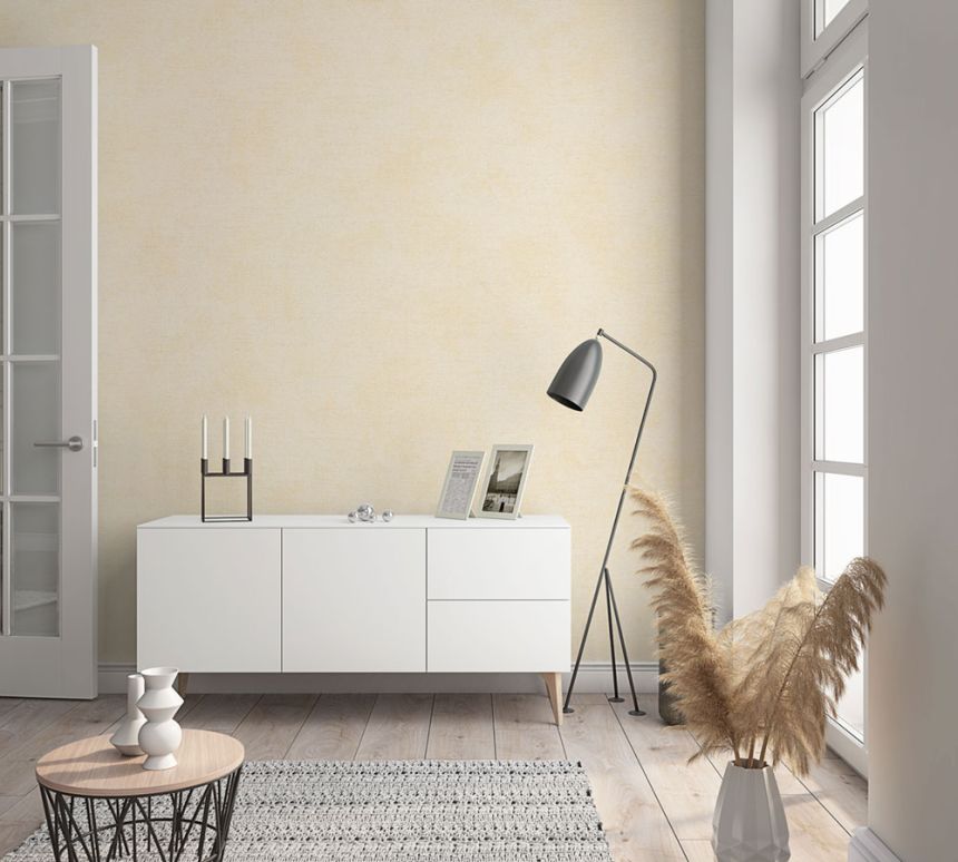 Tapete, Gelb, Textiloptik, 32424, Shades, Marburg