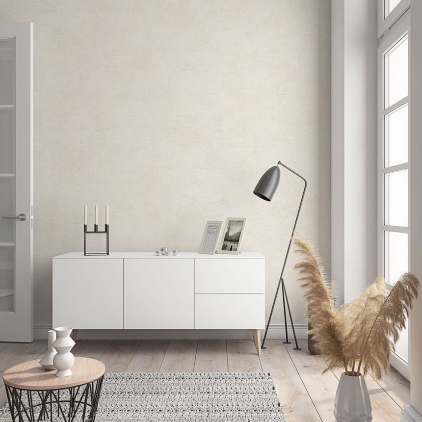 Tapete, Creme, Textiloptik, 32438, Shades, Marburg