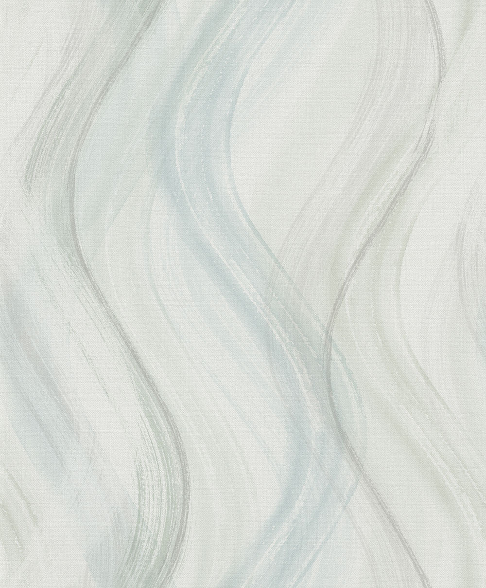 Tapete, Grau-Blau-Grün, Wellen, 32442, Shades, Marburg