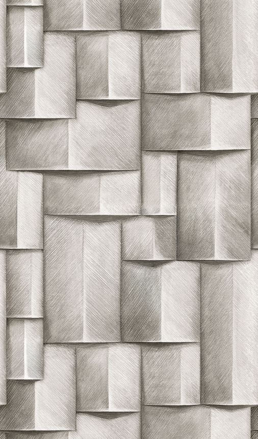 Grafische Bildtapete, schwarz-weiß, 3D-Effekt, 35390, Timber, Marburg