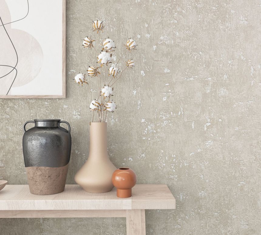 Tapete, Beige, Beton, Stuck, 82370, Naomi, Novamur