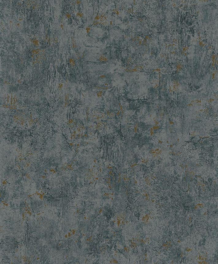Tapete, Schwarz-Gold, Beton, Stuck, 82373, Naomi, Novamur