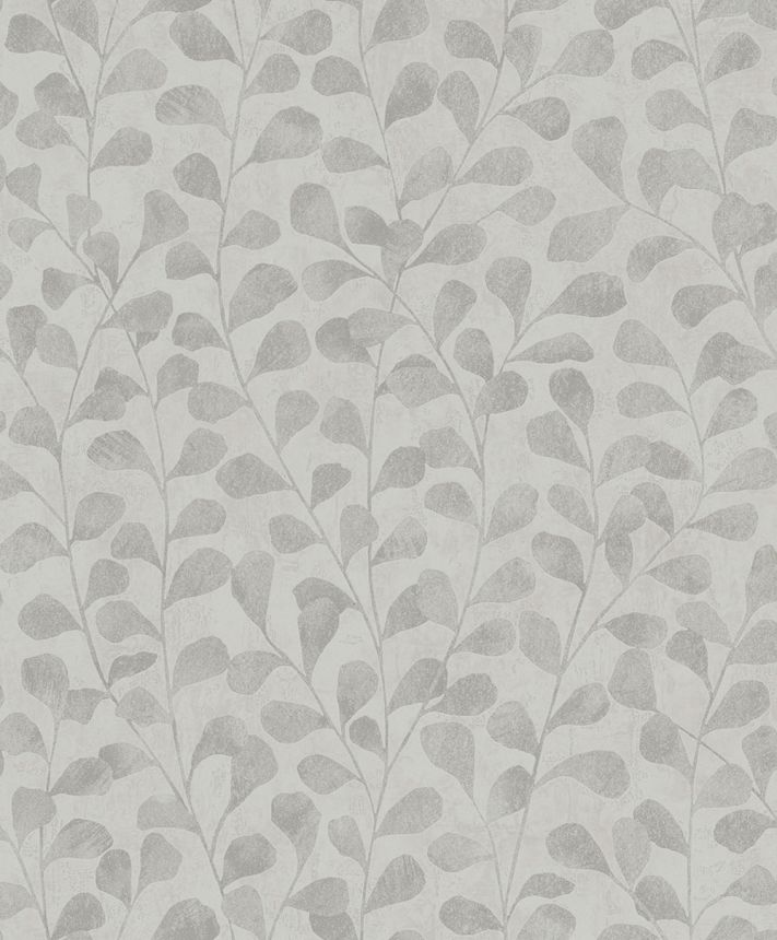 Tapete, Grau-Beige, Zweige, Blätter, 82502, Naomi, Novamur