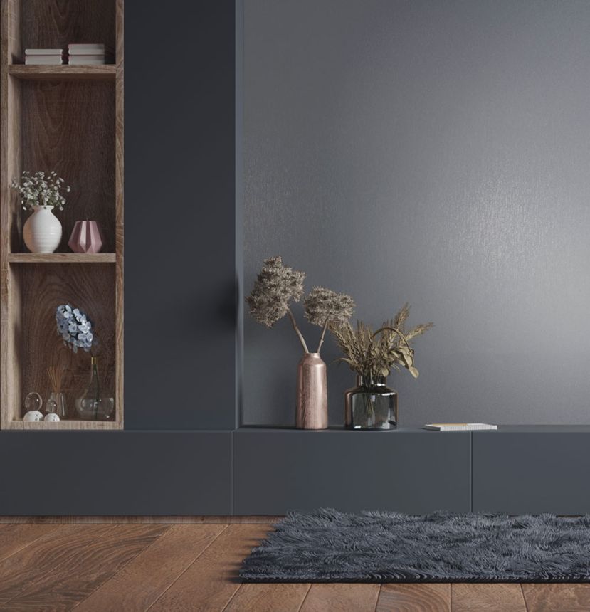 Tapete, Grau-Silber, Struktur, 82537, Naomi, Novamur