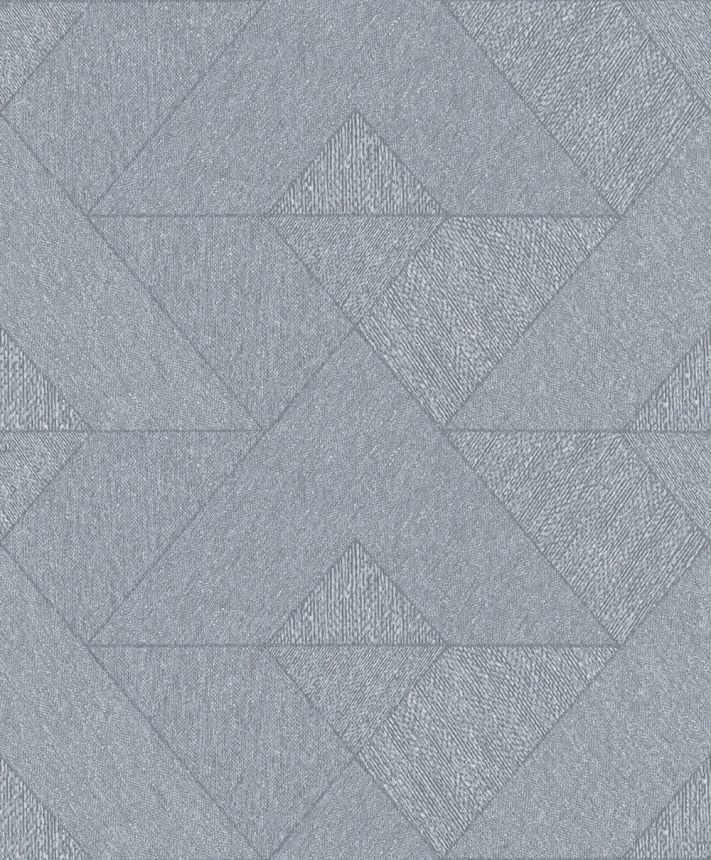 Geometrische Tapete, Grau, 82547, Naomi, Novamur