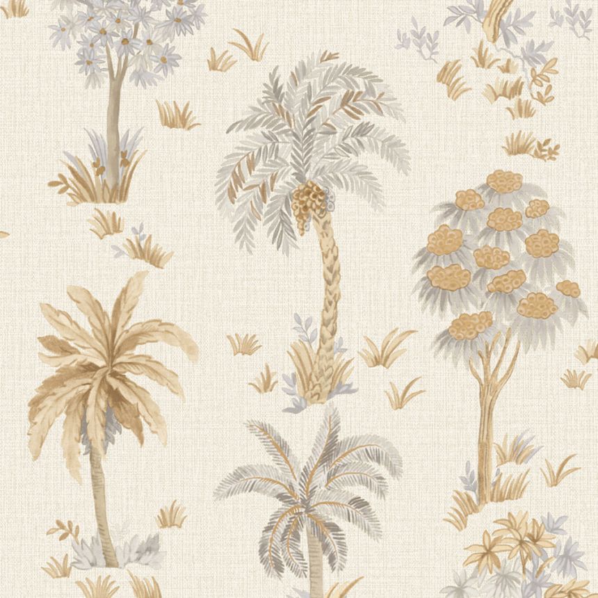 Luxustapete, Creme, Bäume, Z70710, Marrakech, Zambaiti Parati