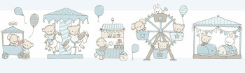 Selbstklebende Kinderbordüre 240-4, Lullaby, ICH Wallcoverings