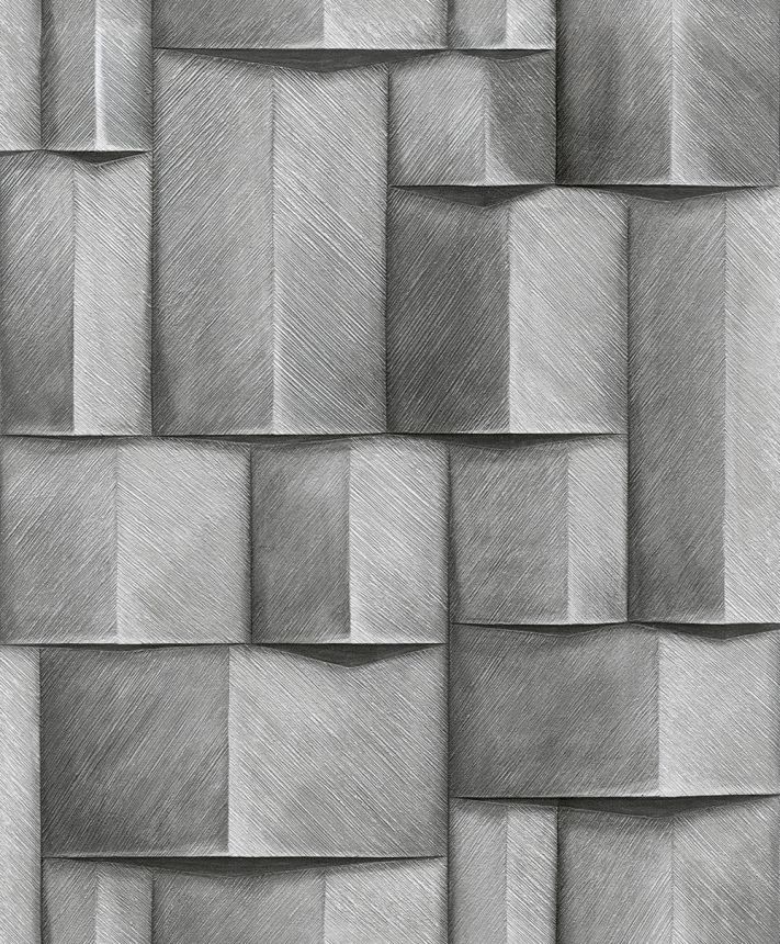 Grafische Tapete, grau, 3D-Effekt, 35381, Timber, Marburg
