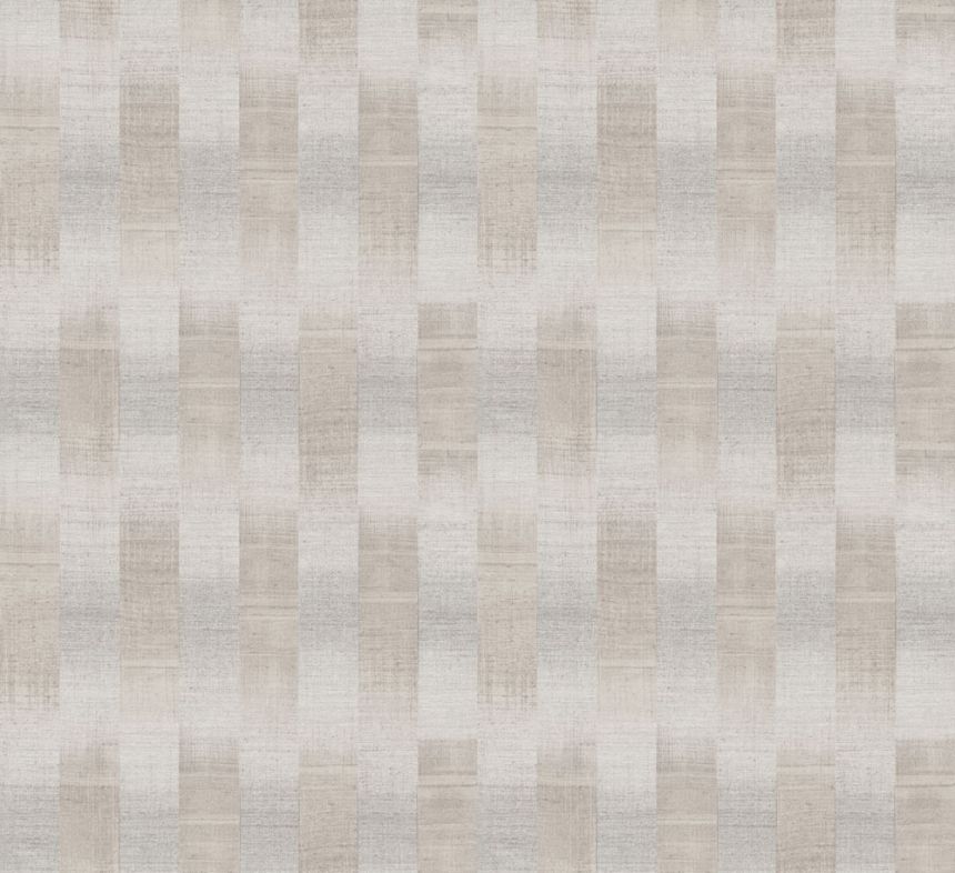 Gestreifte Tapete, grau, beige, Stoffoptik, RIC101, Serica, Masureel