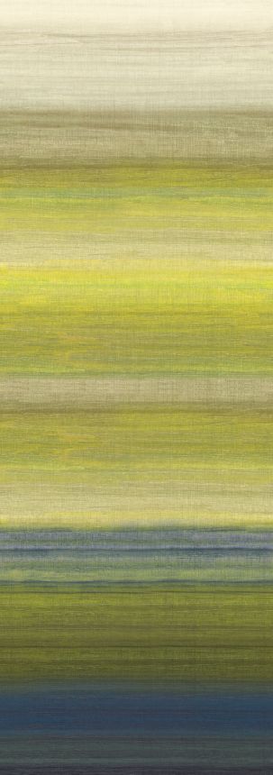 Fototapete, Stoffoptik, grün, blau, Streifen, DGRIC206-260, Serica, Masureel