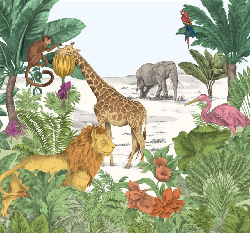 Kinder-Fototapete Disney, Vlies tapete Wandbilder Dschungel, 111397, 300 x 280 cm, Kids@Home 6, Graham & Brown