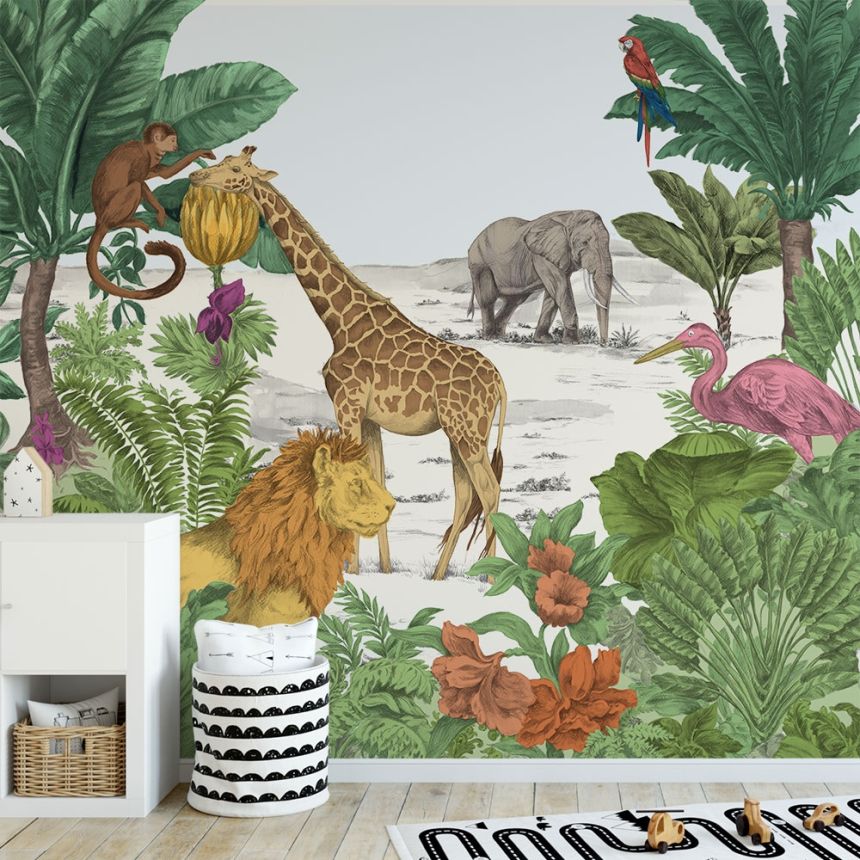 Kinder-Fototapete Disney, Vlies tapete Wandbilder Dschungel, 111397, 300 x 280 cm, Kids@Home 6, Graham & Brown