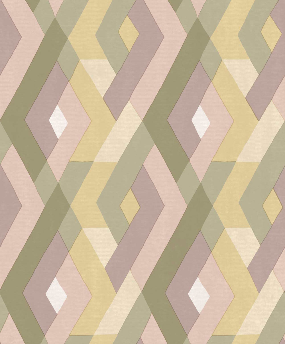 Geometrische Tapete, 2031, Rio, Parato by Cristiana Masi