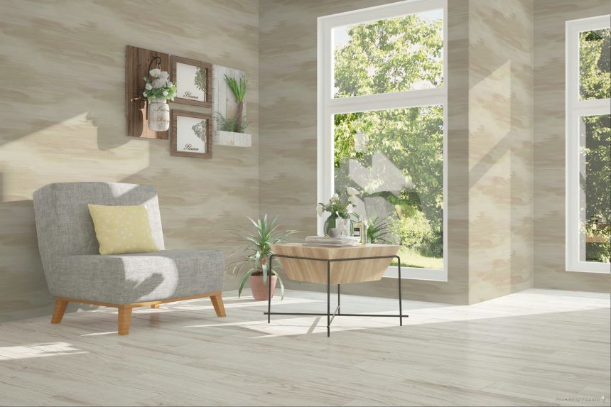 Tapete, Aquarellmuster, beige-braun, 2082, Rio, Parato by Cristiana Masi