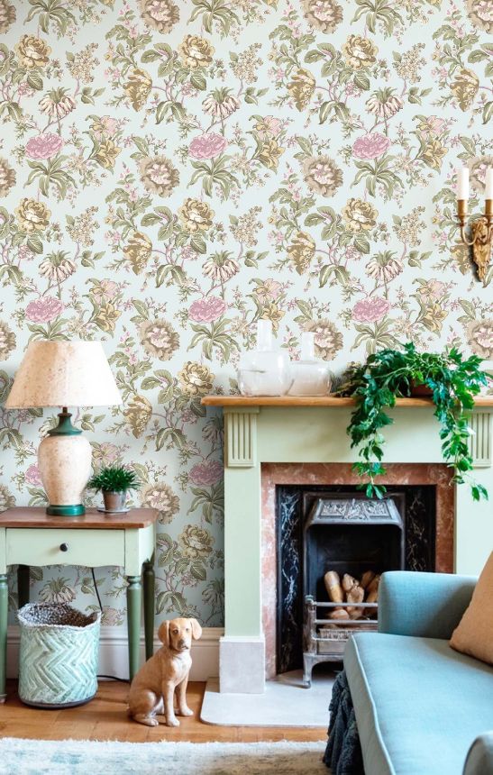 Tapete, blau, Blumen, 8307, Blooming Garden 2, Parato by Cristiana Masi