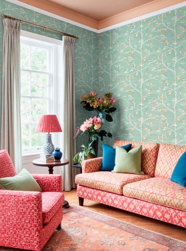 Tapete, grün, Bäume, Blätter, 8321, Blooming Garden 2, Parato by Cristiana Masi