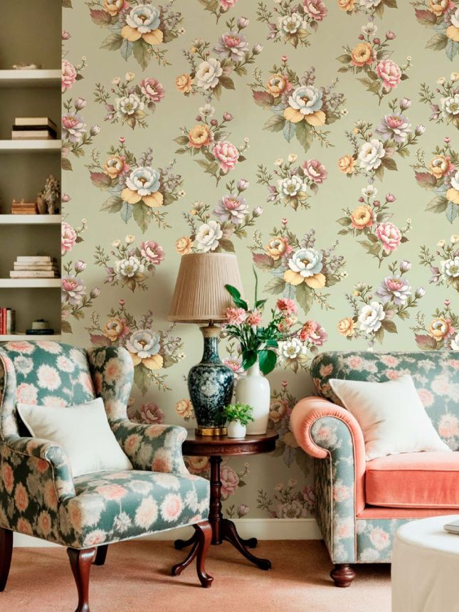 Tapete, grün, Blumen, 8331, Blooming Garden 2, Parato by Cristiana Masi