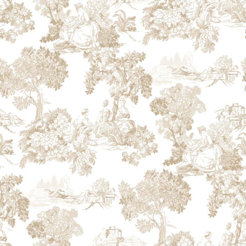 Tapete, beige, romantisch, 8340, Blooming Garden 2, Parato by Cristiana Masi
