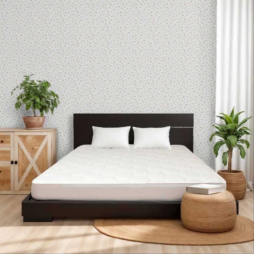 Tapete, grün-rot, Blumen, 8371, Blooming Garden 2, Parato by Cristiana Masi