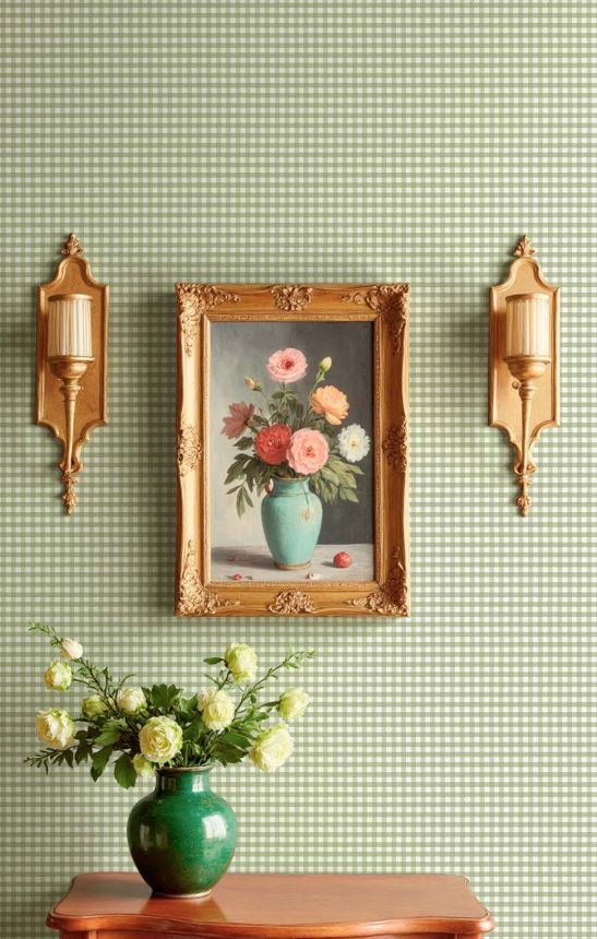 Tapete, grün, Stoffoptik, 8393, Blooming Garden 2, Parato by Cristiana Masi