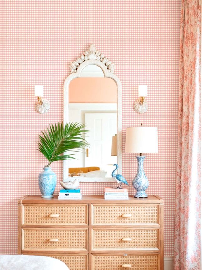 Tapete, rosa, Stoffoptik, 8394, Blooming Garden 2, Parato by Cristiana Masi