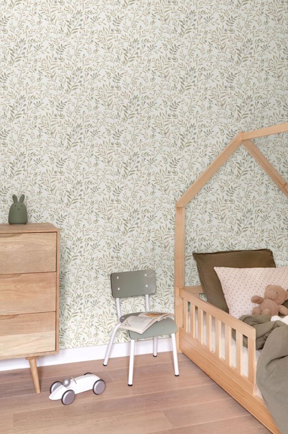 Tapete, grau-beige, Zweige, A78802, Inia, Grandeco