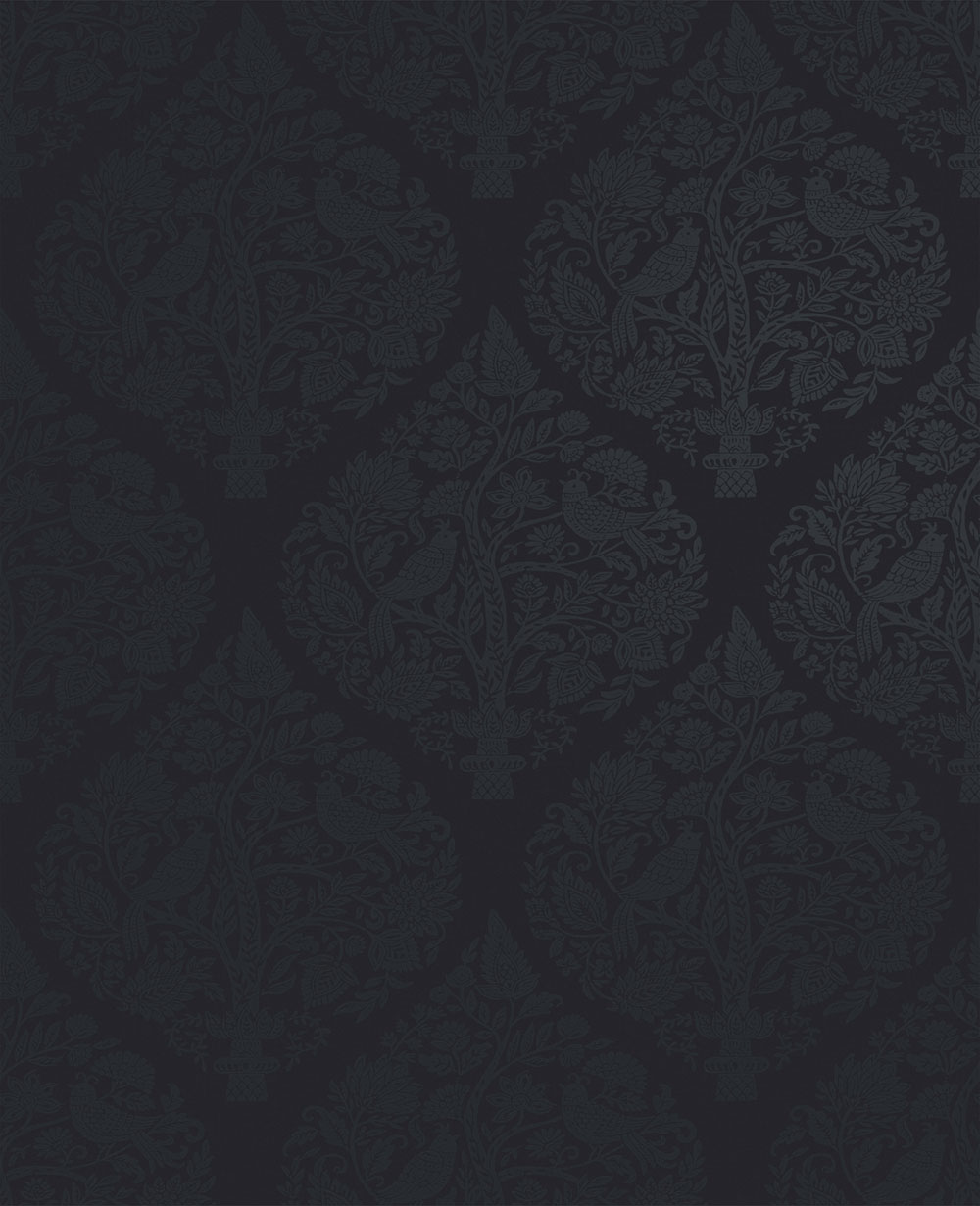 Tapete, blau, ornamentales Muster, 142059, Allurium, Graham Brown Premium