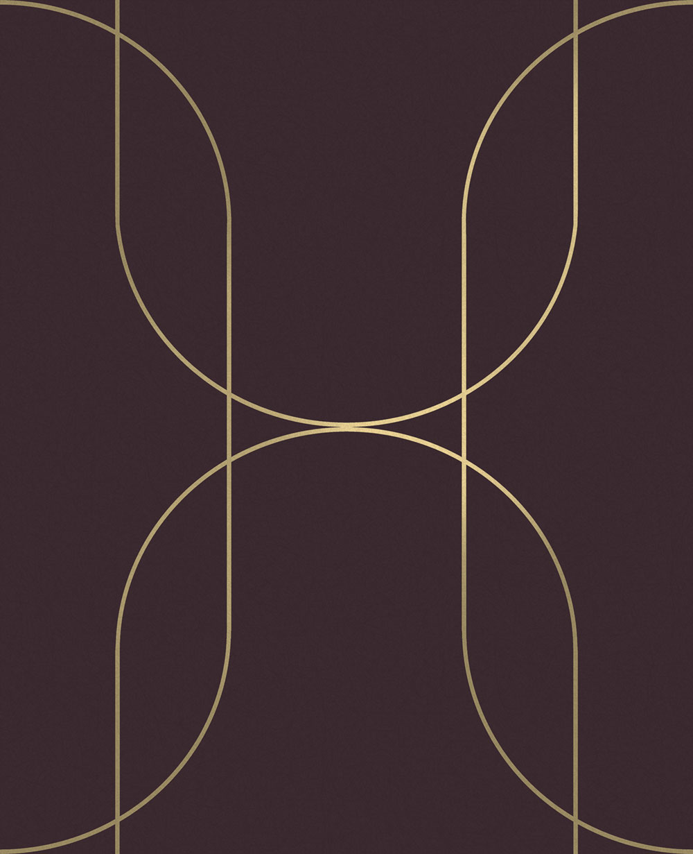 Grafische Tapete, lila, 142062, Allurium, Graham Brown Premium