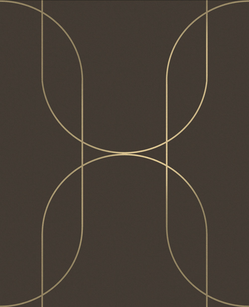 Grafische Tapete, braun, 142063, Allurium, Graham Brown Premium
