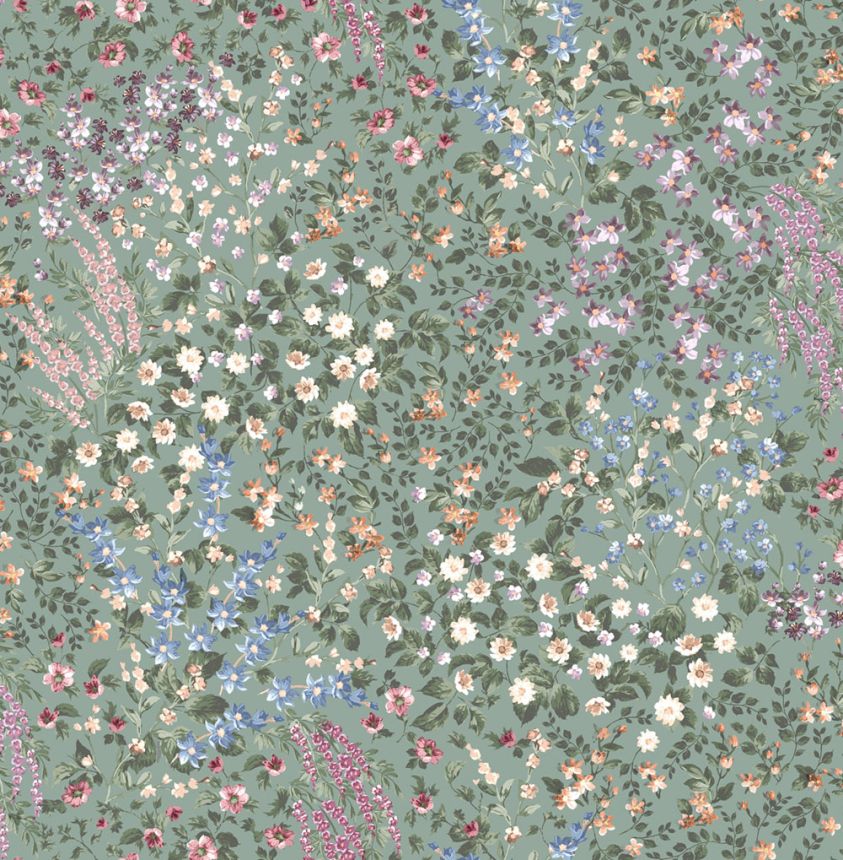 Tapete, grün, Blumen, 142352, Allurium, Graham Brown Premium