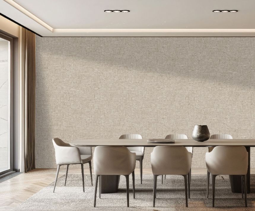 Luxus Tapete, beige, grobe Stoffoptik, Z81050, Philipp Plein 2, Zambaiti Parati