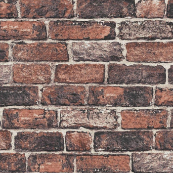 Tapete Ziegel, Backsteinmauer, Papiertapete, 102834, Fresco Red Brick Wall, Kids@Home 6, Graham & Brown
