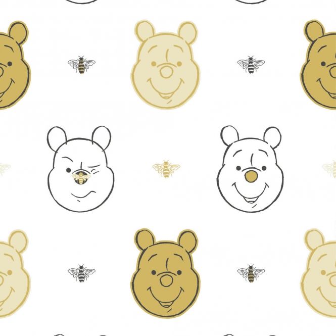Kindertapete Winnie the Pooh, Papiertapete 106604, Bee Winnie The Pooh, Kids@Home 6, Graham & Brown