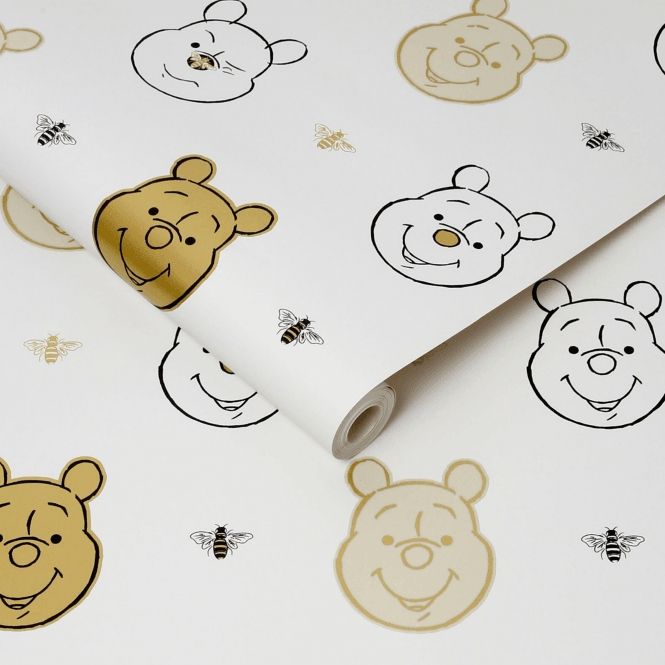 Kindertapete Winnie the Pooh, Papiertapete 106604, Bee Winnie The Pooh, Kids@Home 6, Graham & Brown