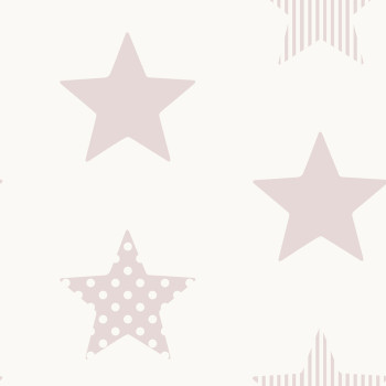 Tapete Sterne, Vliestapete 108560, Superstar Pink, Kids@Home 6, Graham & Brown