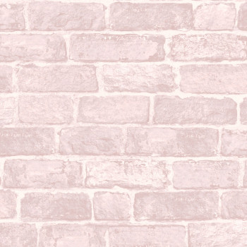 Tapete Ziegel, Papiertapete 108591, Pink Brick, Kids@Home 6, Graham & Brown