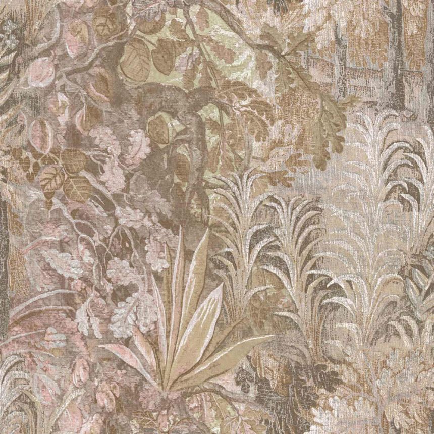 Tapete, beige, grau, Pflanzen, Blätter, 5822, Jaipur, Parato by Cristiana Masi